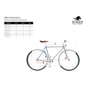THOROUGHBRED | Atlantic Blue Single Speed Bike Bicycles Steed Bikes