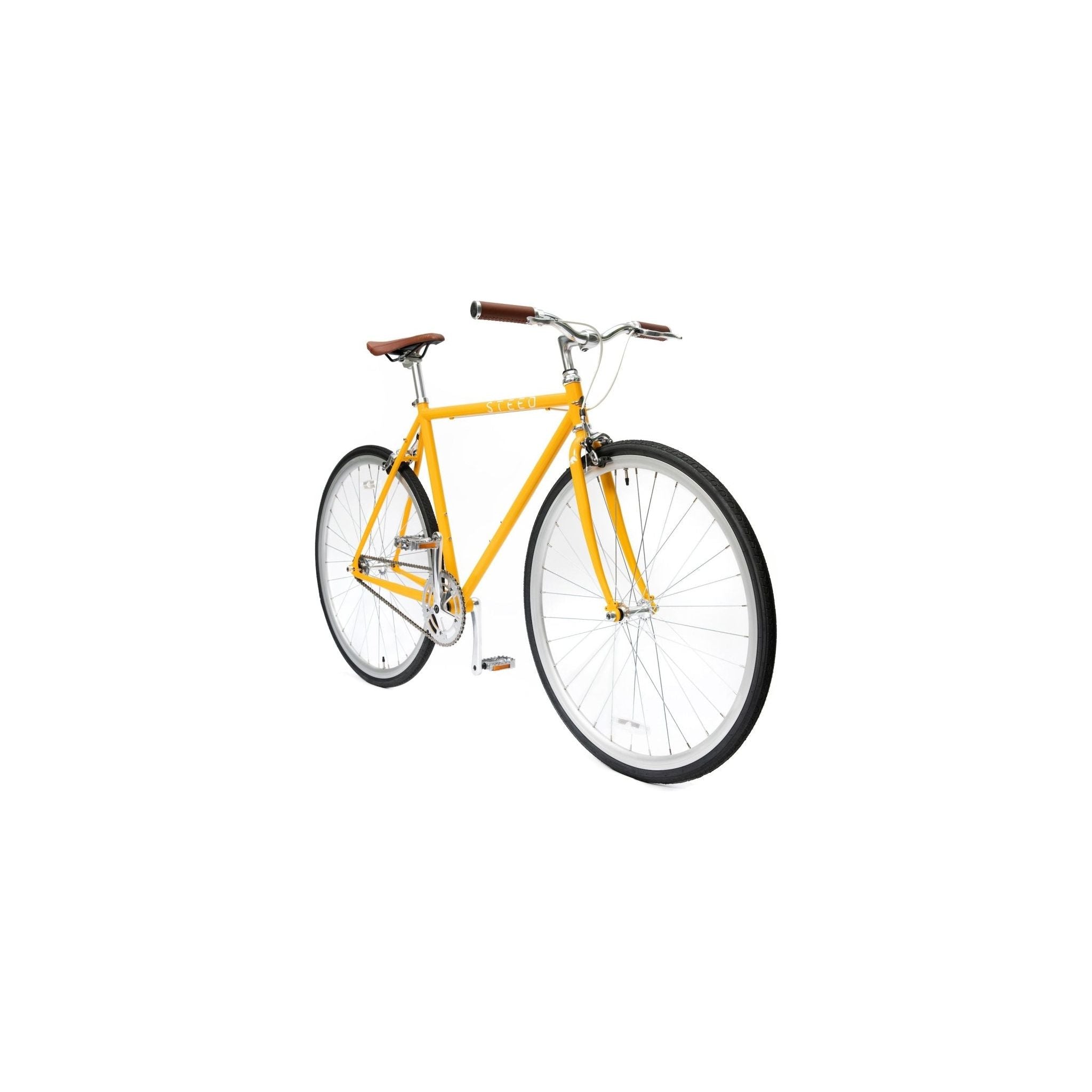 THOROUGHBRED | Saffron Yellow Bicycles Steed Bikes