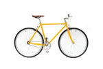 Single speed bike saffron yellow Steed Bikes