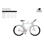 STALLION | Midnight Black Single Speed Bike Bicycles Steed Bikes 