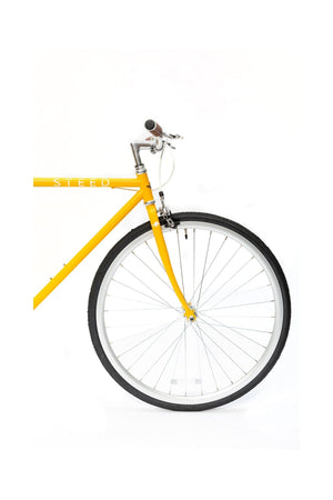 
                  
                    Load image into Gallery viewer, THOROUGHBRED | Saffron Yellow Bicycles Steed Bikes 
                  
                