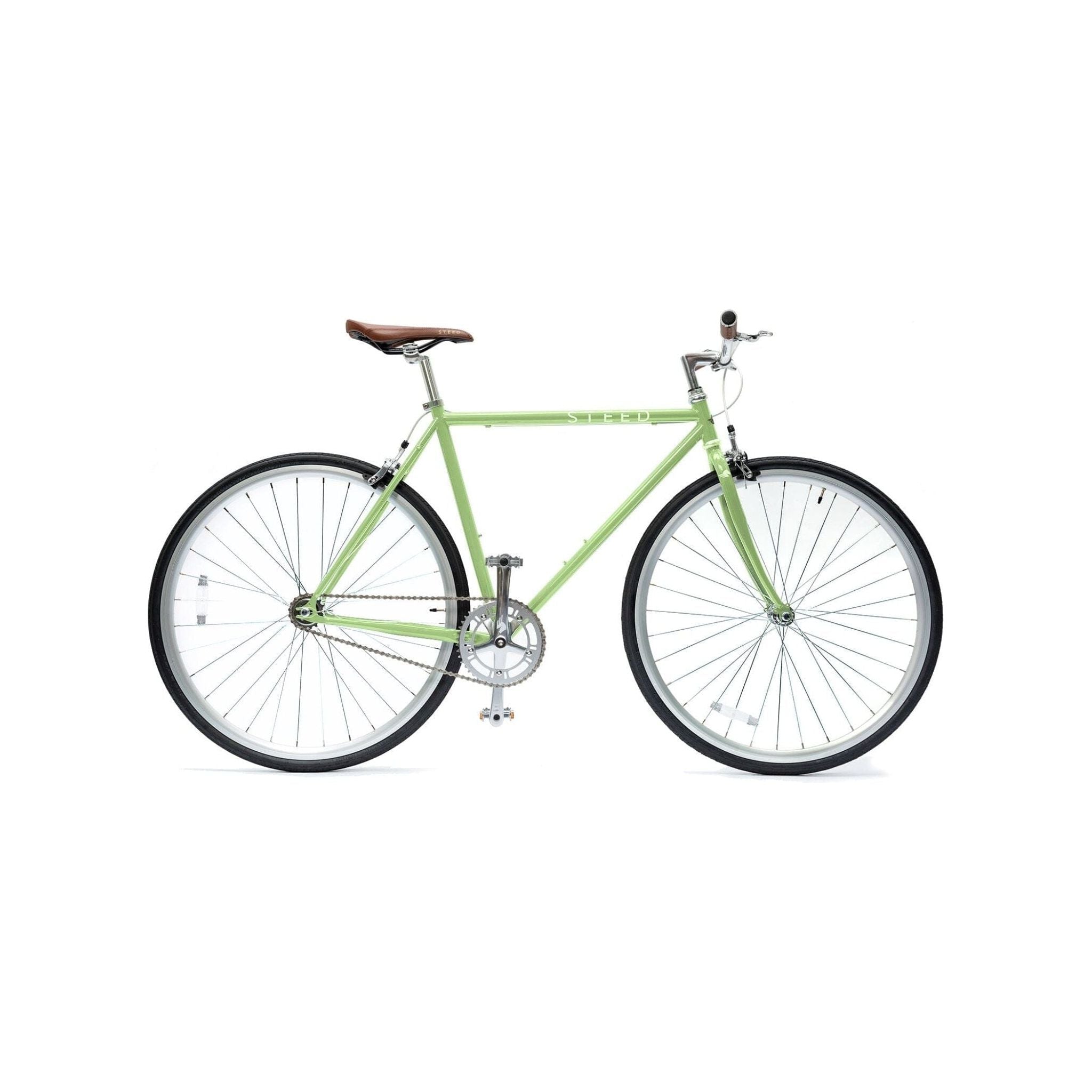 THOROUGHBRED | Woodland Green Single Speed Bike Bicycles Steed Bikes 