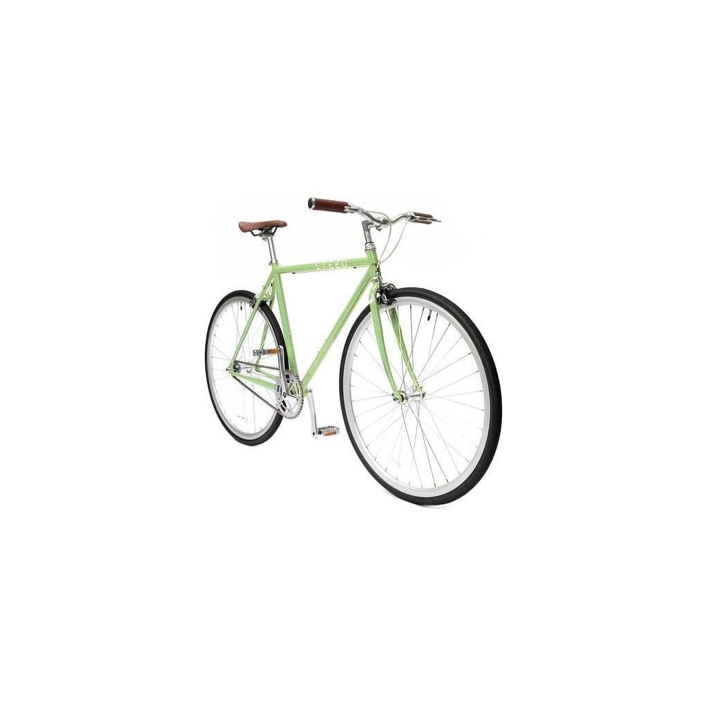 THOROUGHBRED | Woodland Green Single Speed Bike Bicycles Steed Bikes 